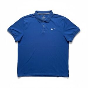 Royal Blue Nike Polo Shirt For Men